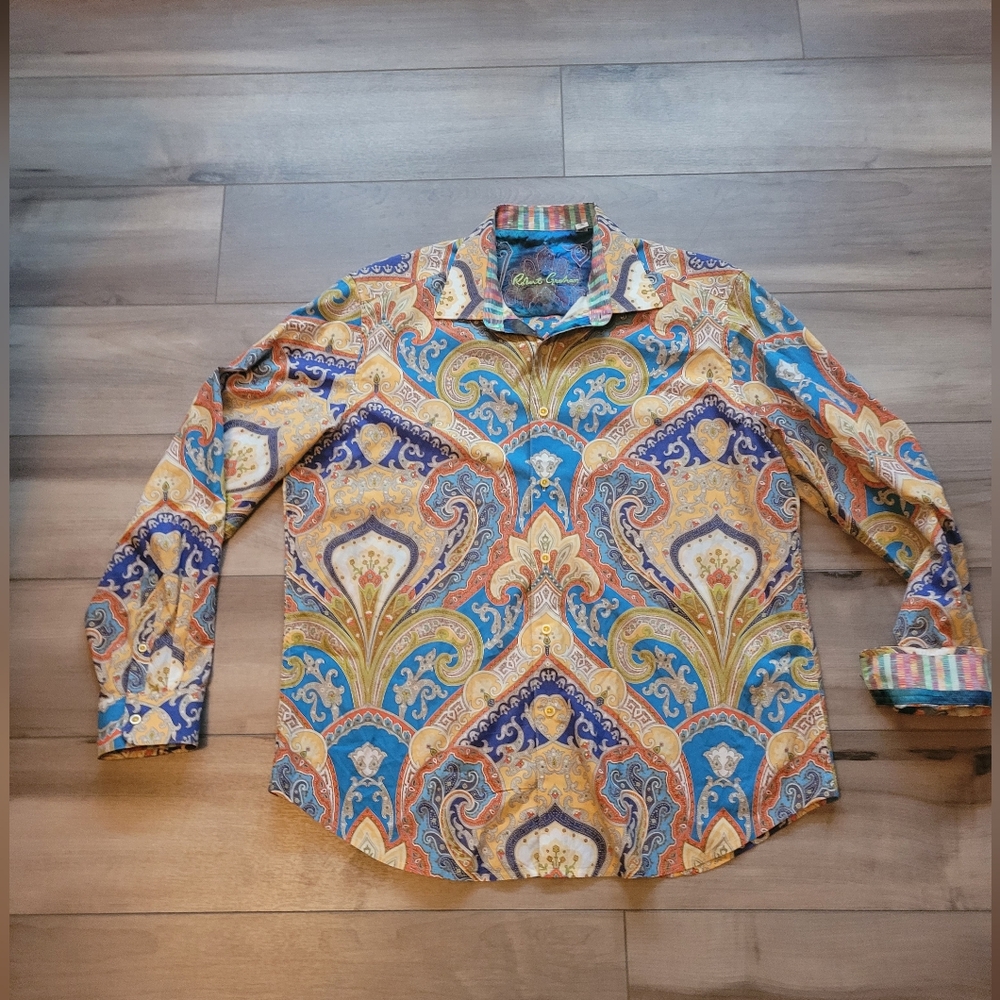 Men's Multicolor Paisley Shirt
